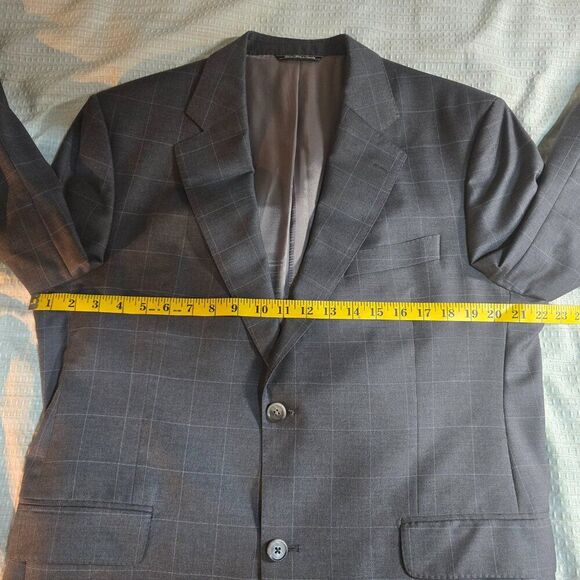 Faconnable Gray Men's Wool Suit 42R/35R - Picture 7 of 16